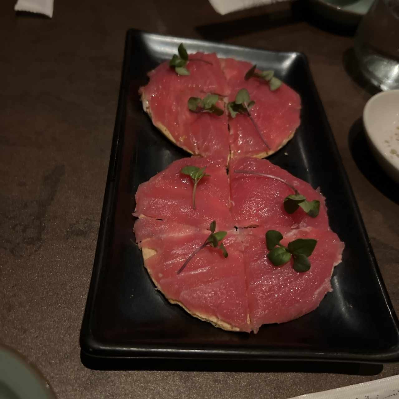 Crudos - Tuna Pizza
