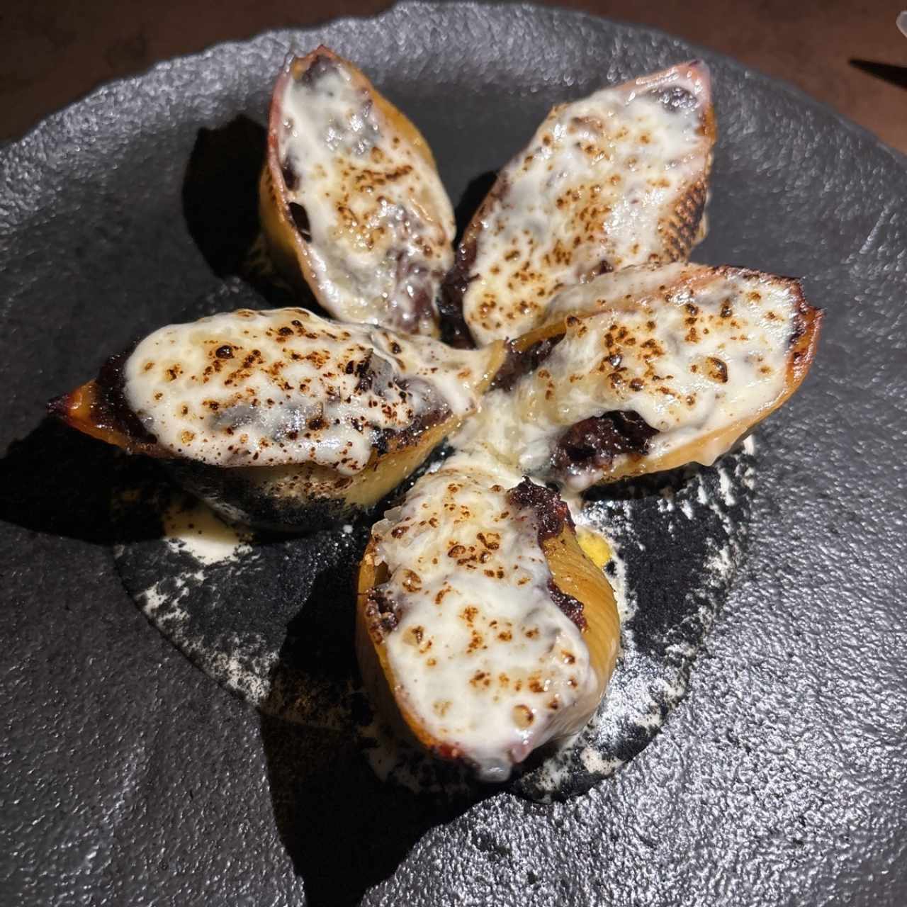 Conchiglioni de Shortrib