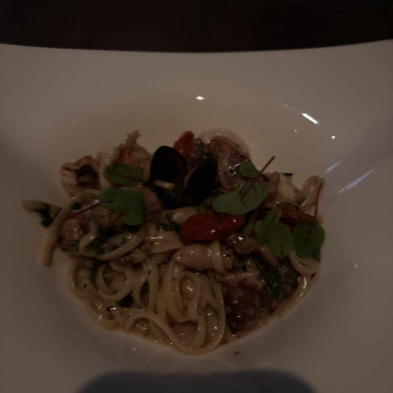 Linguini Aglio e Olio Frutto di Mare