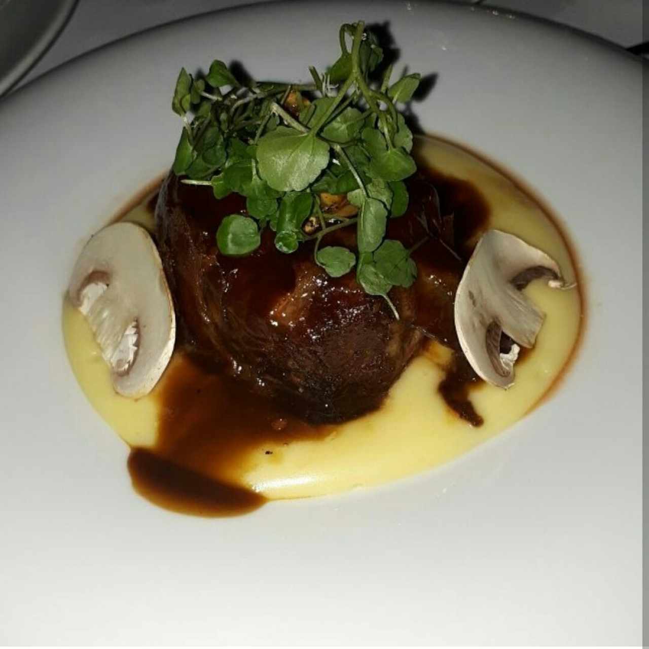 Filet mignon y aligot