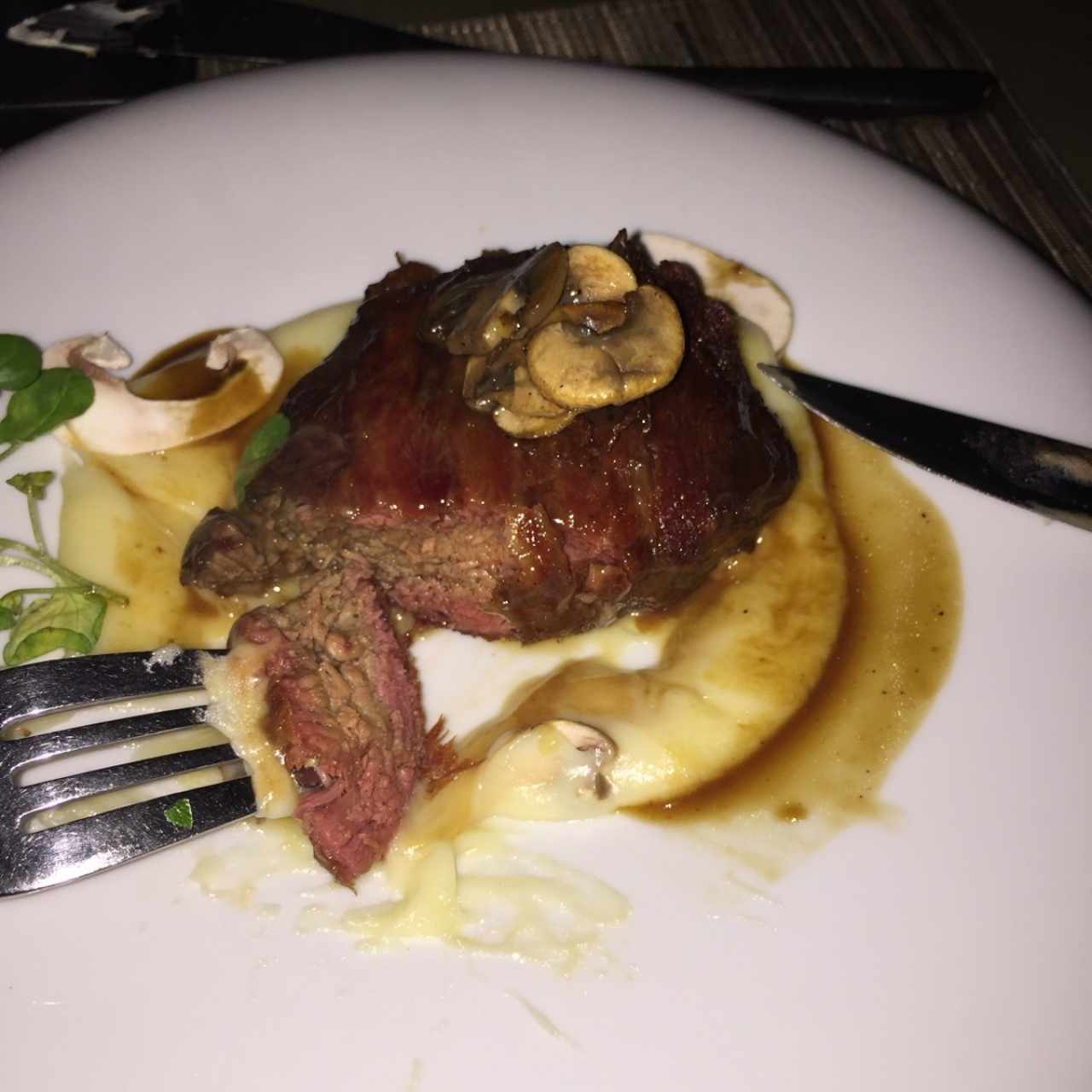 Filet mignon y aligot