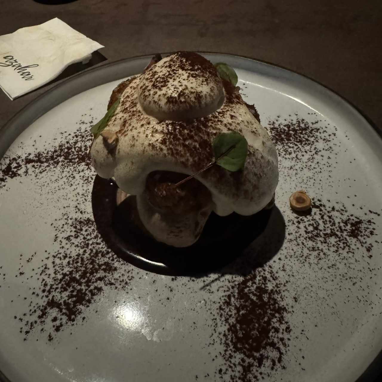 Profiteroles de Avellana