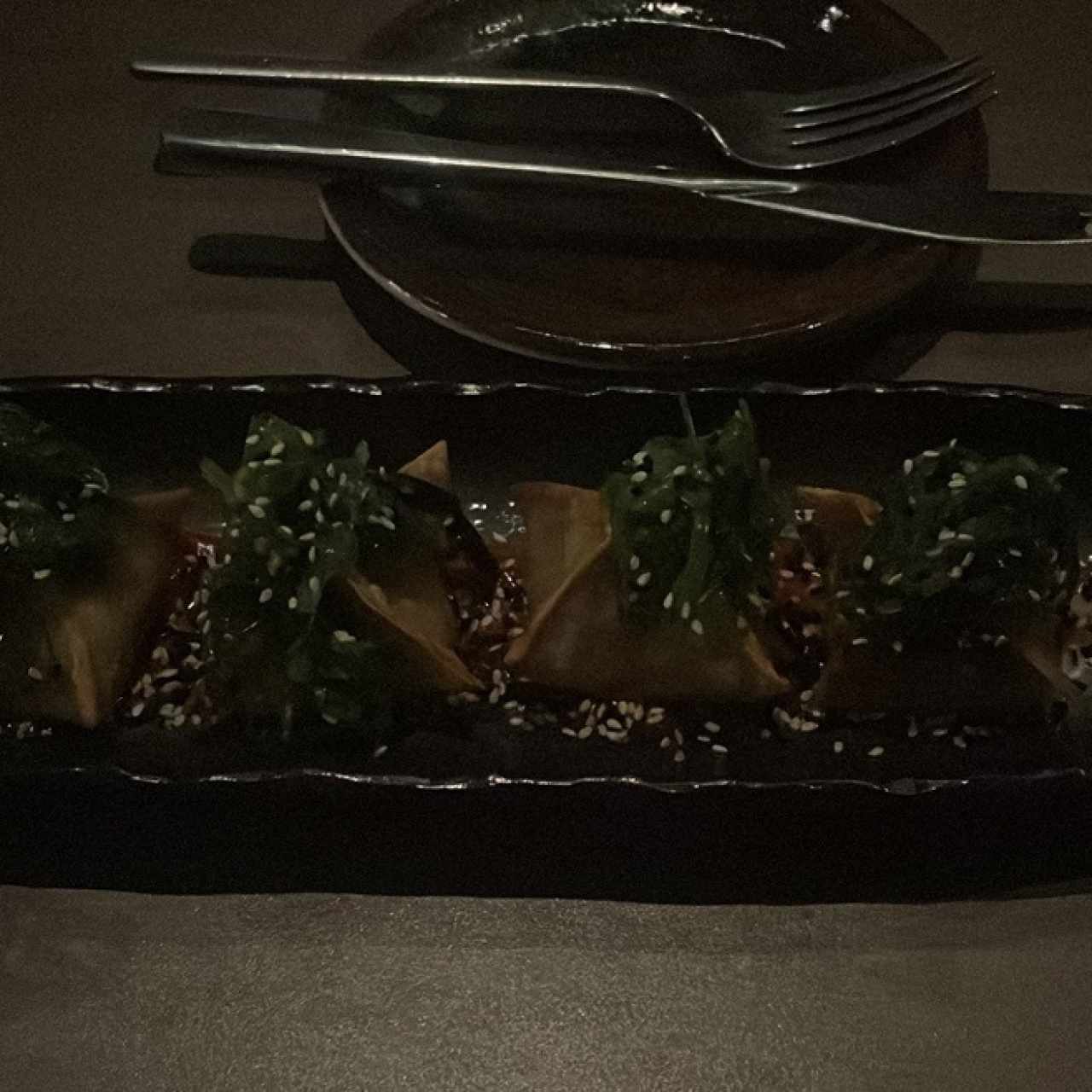 Dumplings de Camarones