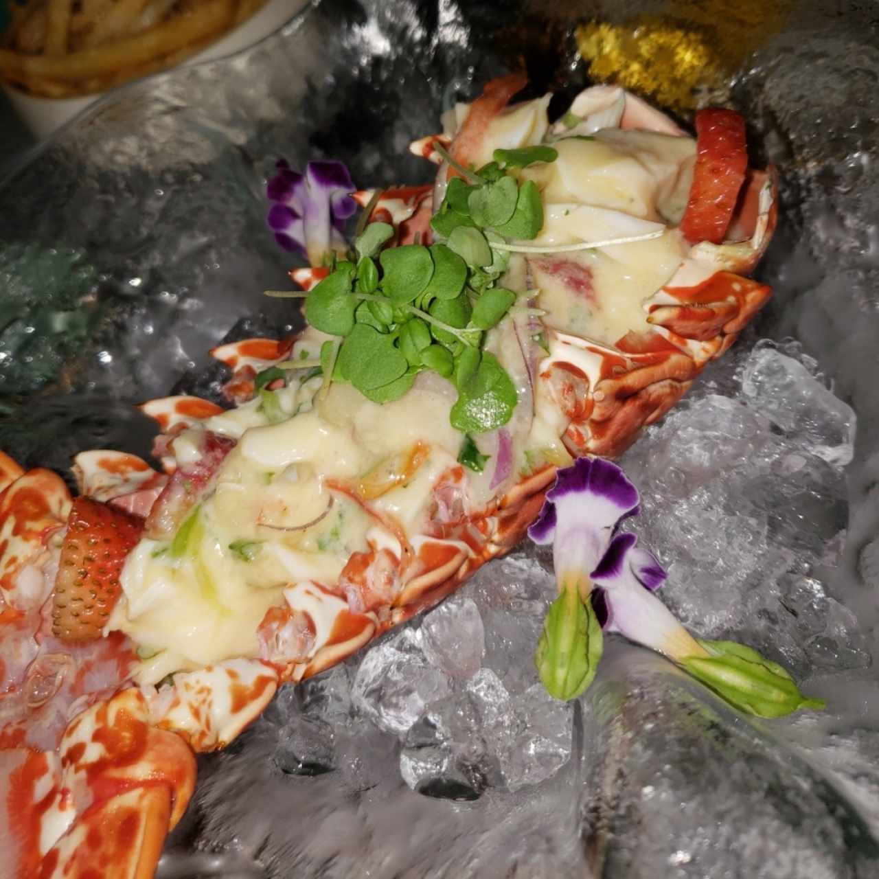 Ceviche de langosta (solo en temporada)