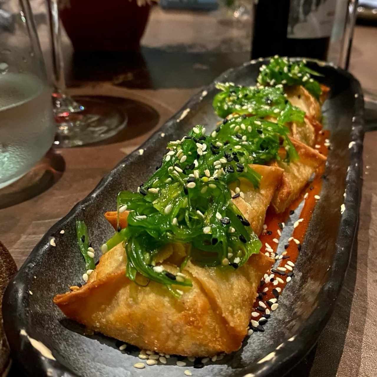 Dumplings de Camarones