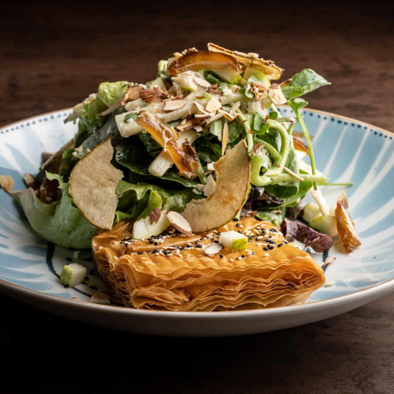 Ensalada de Queso Feta y Peras