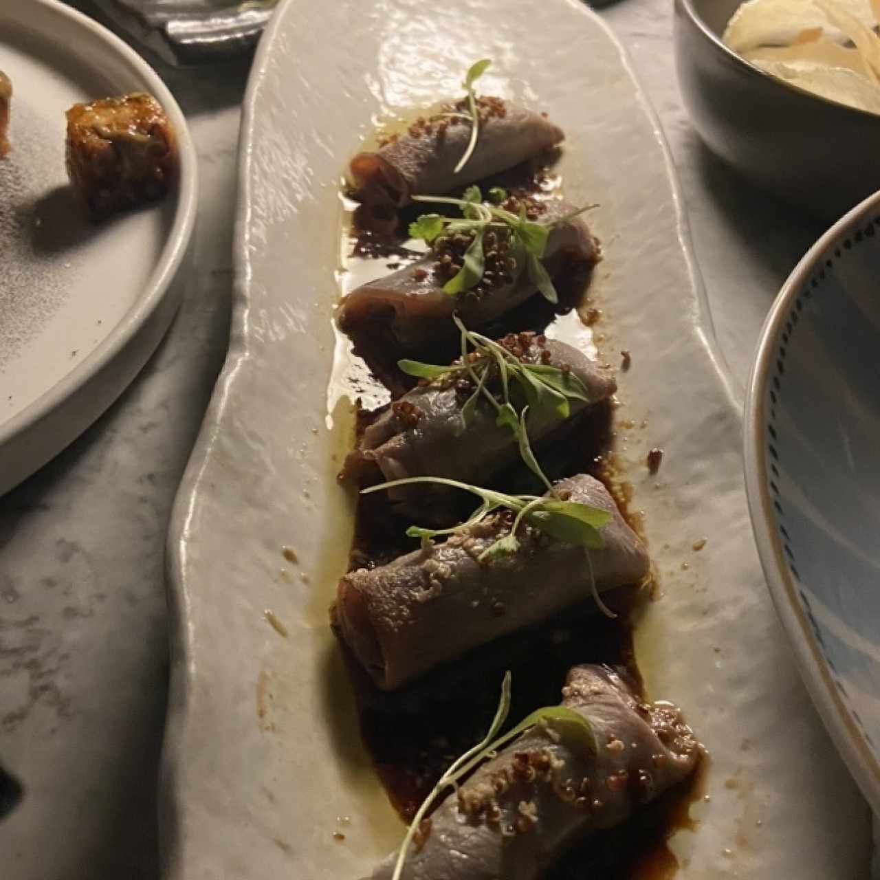 Carpaccio de White Tuna Ahumado
