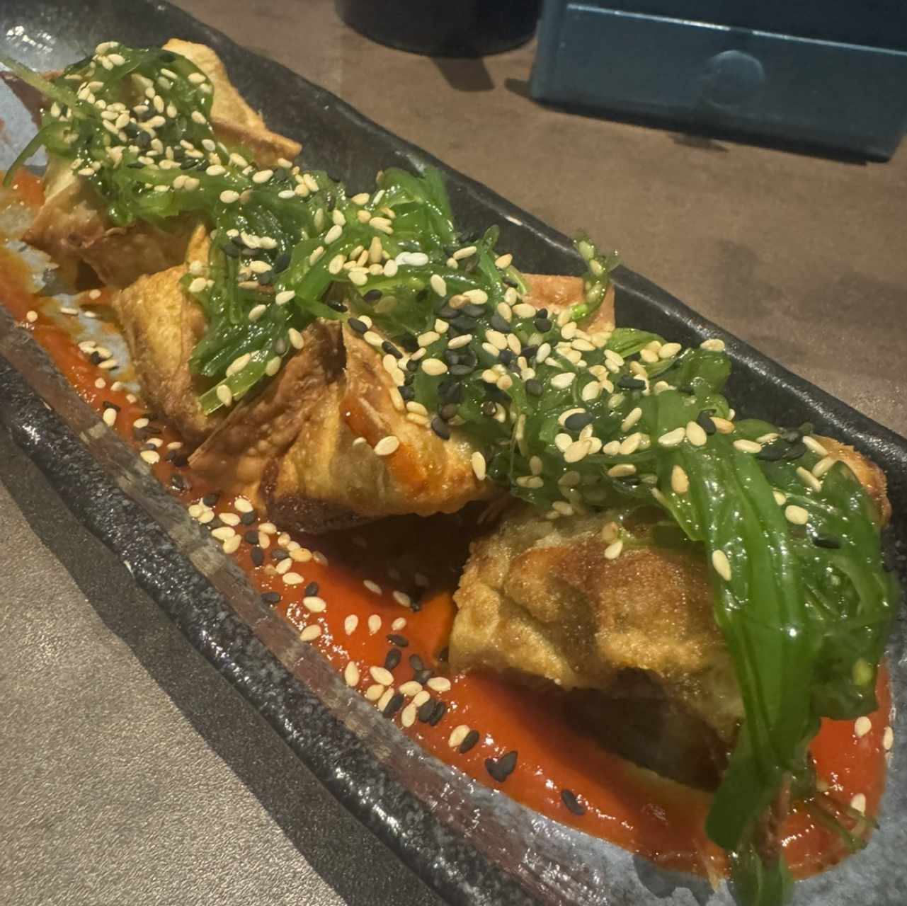 Dumplings de Camarones