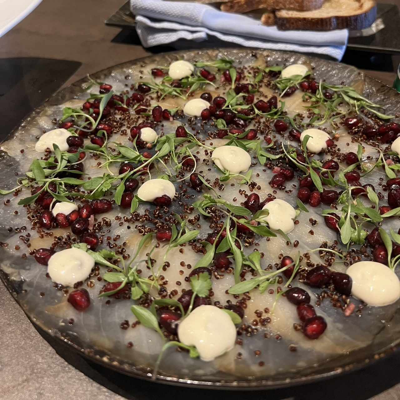 Carpaccio de White Tuna Ahumado