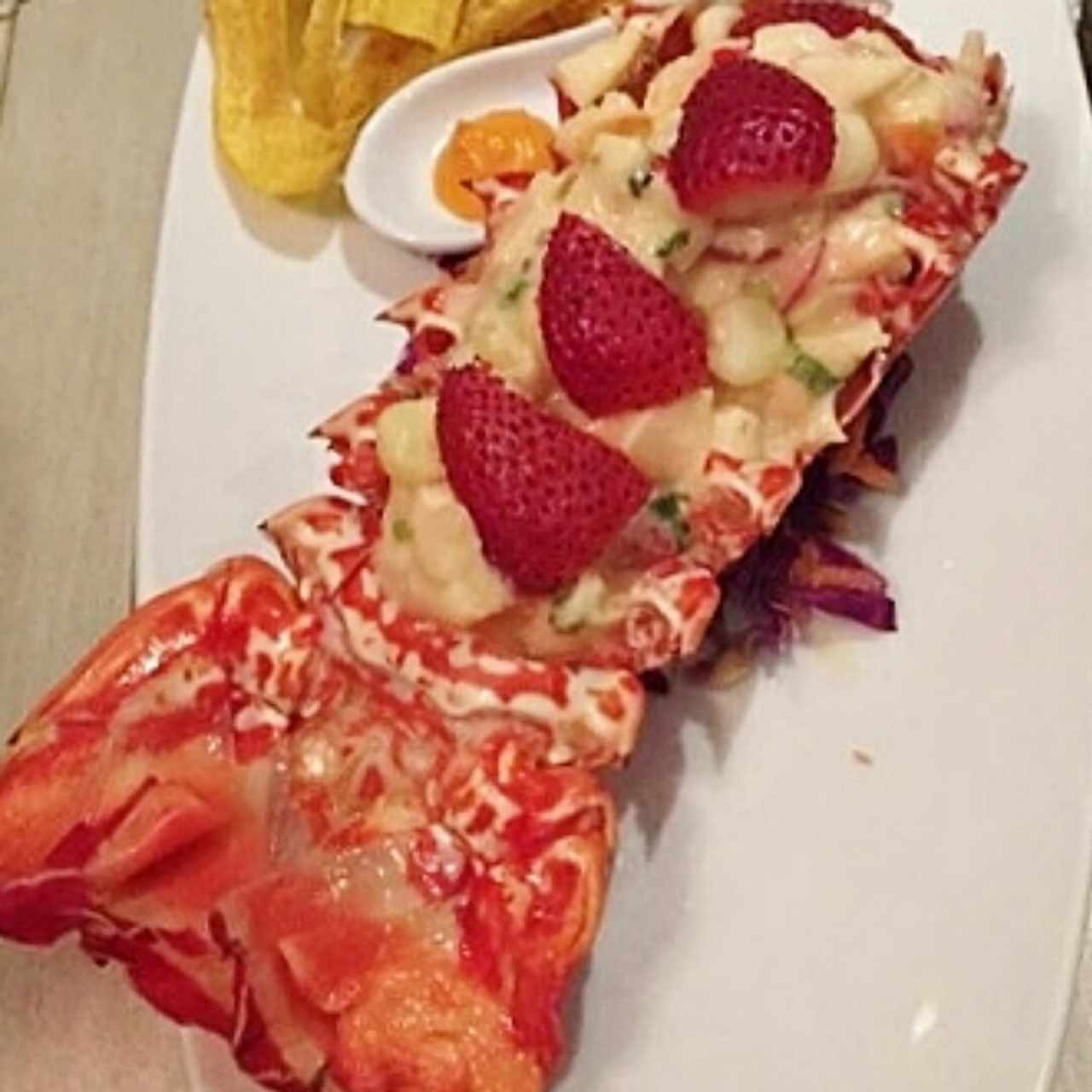 Ceviche de langosta (solo en temporada)