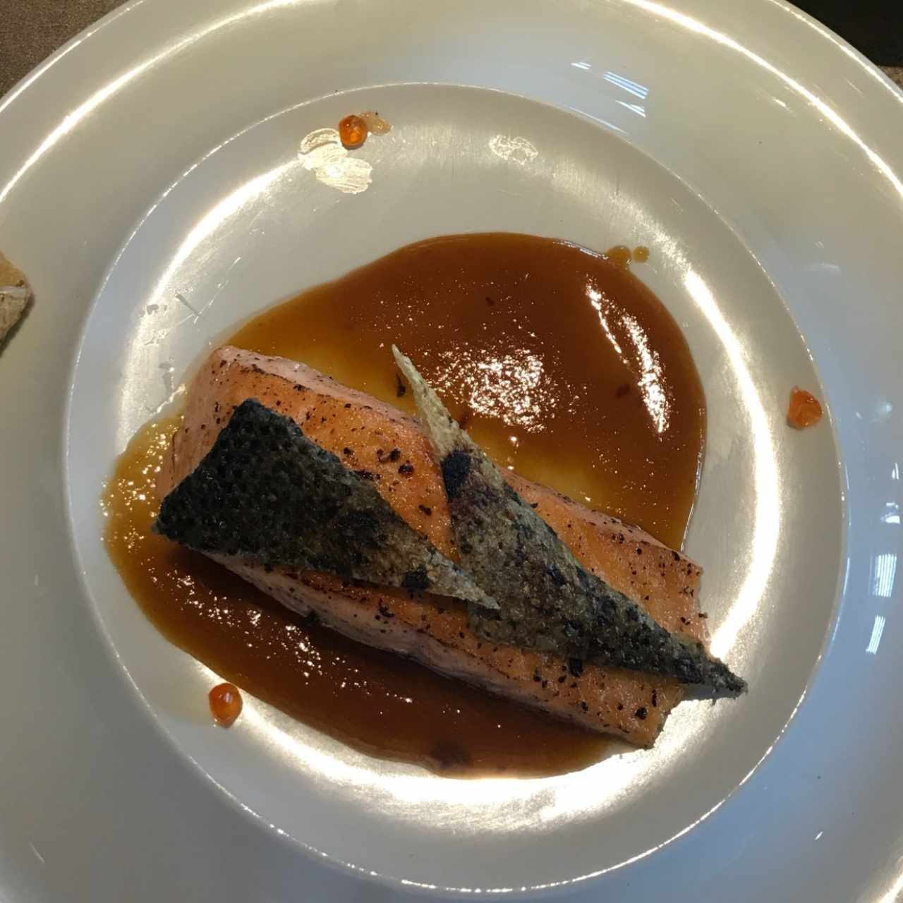 Tiradito de salmón fresco