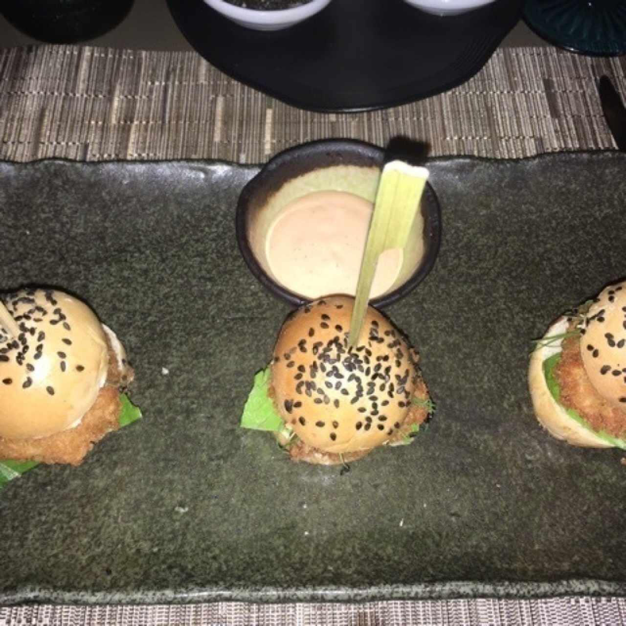 Para picar - Rock prawn sliders