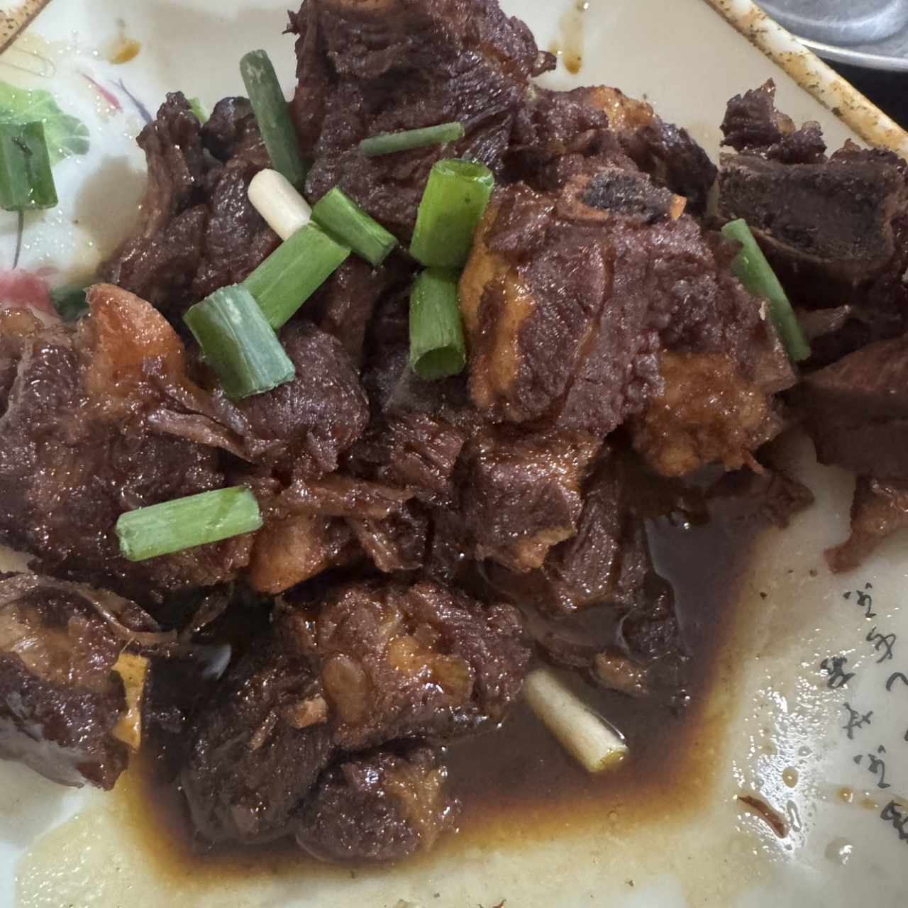 Costilla en Salsa soya rojos