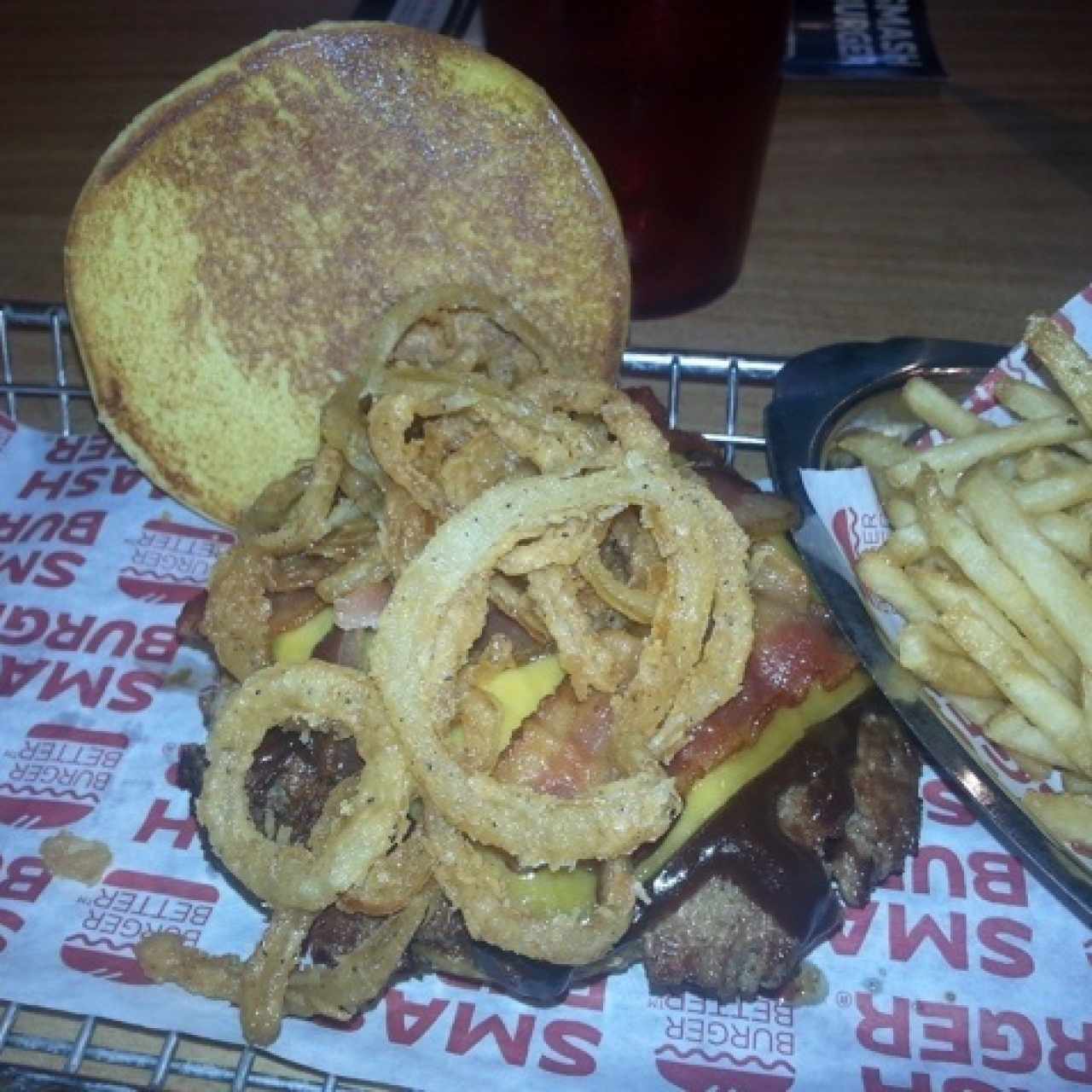 BBQ, Bacon & Cheddar Burger 🍔🥓🧀