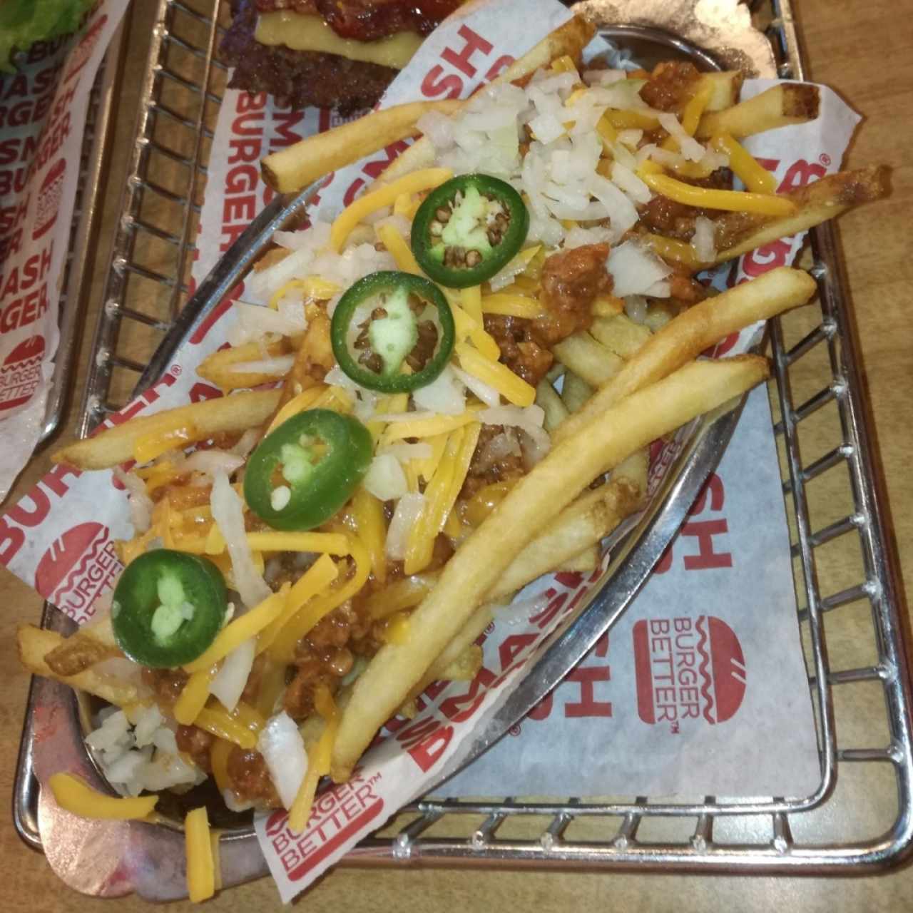 papas con Chile y queso