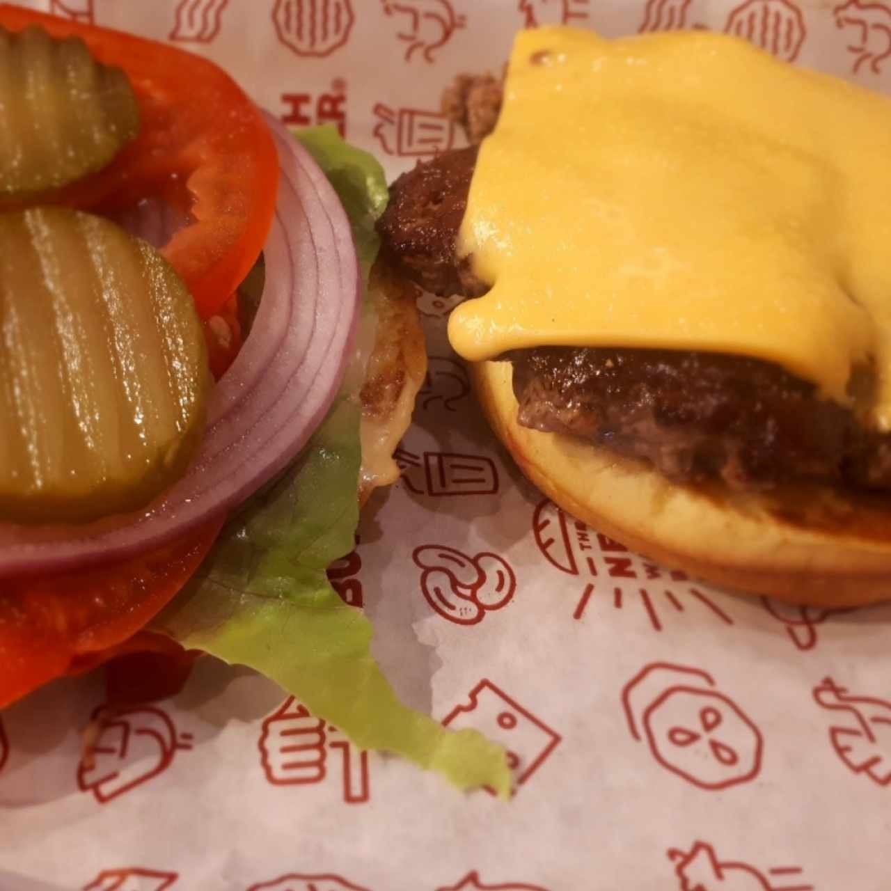 hamburguesa con queso