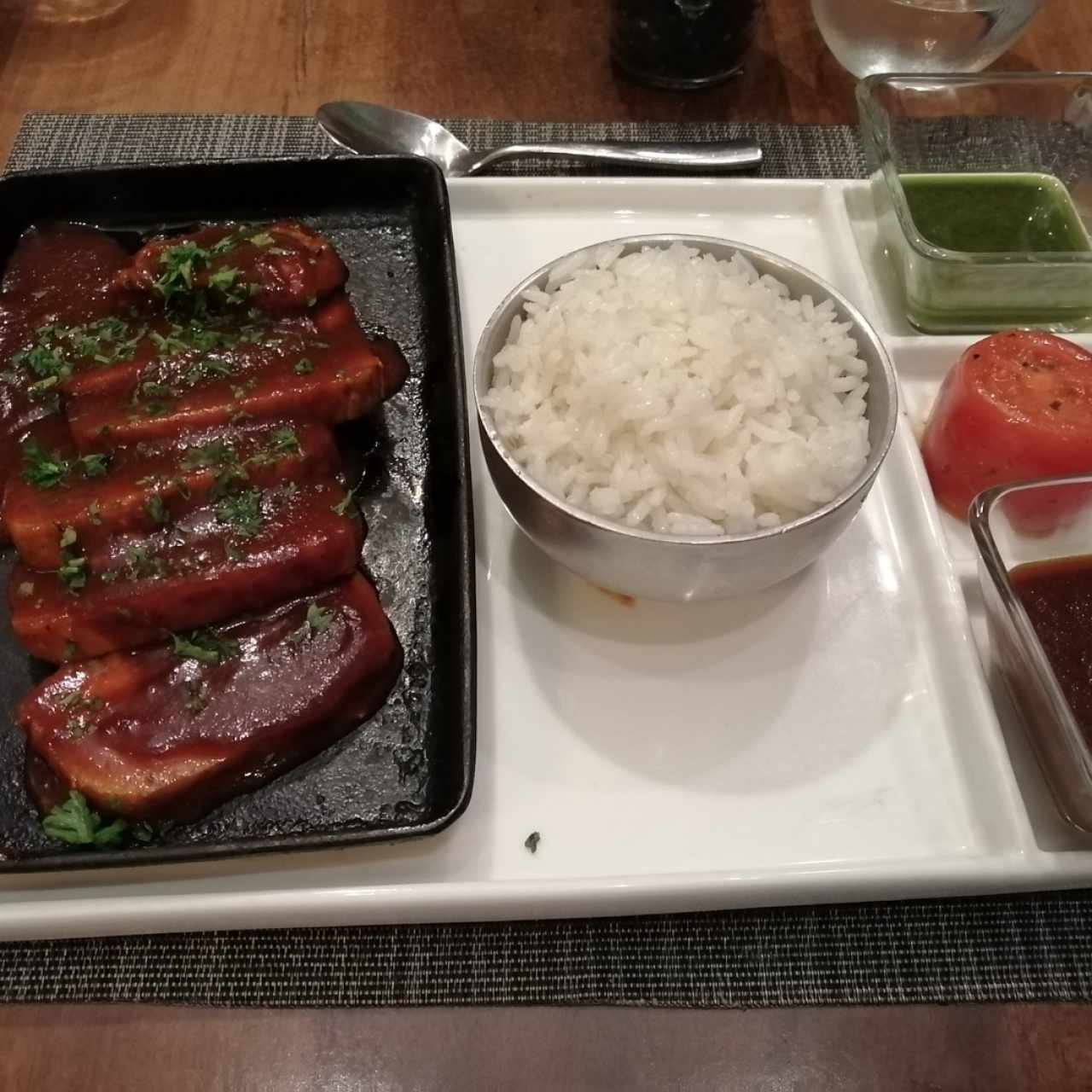 parrilla de cerdo