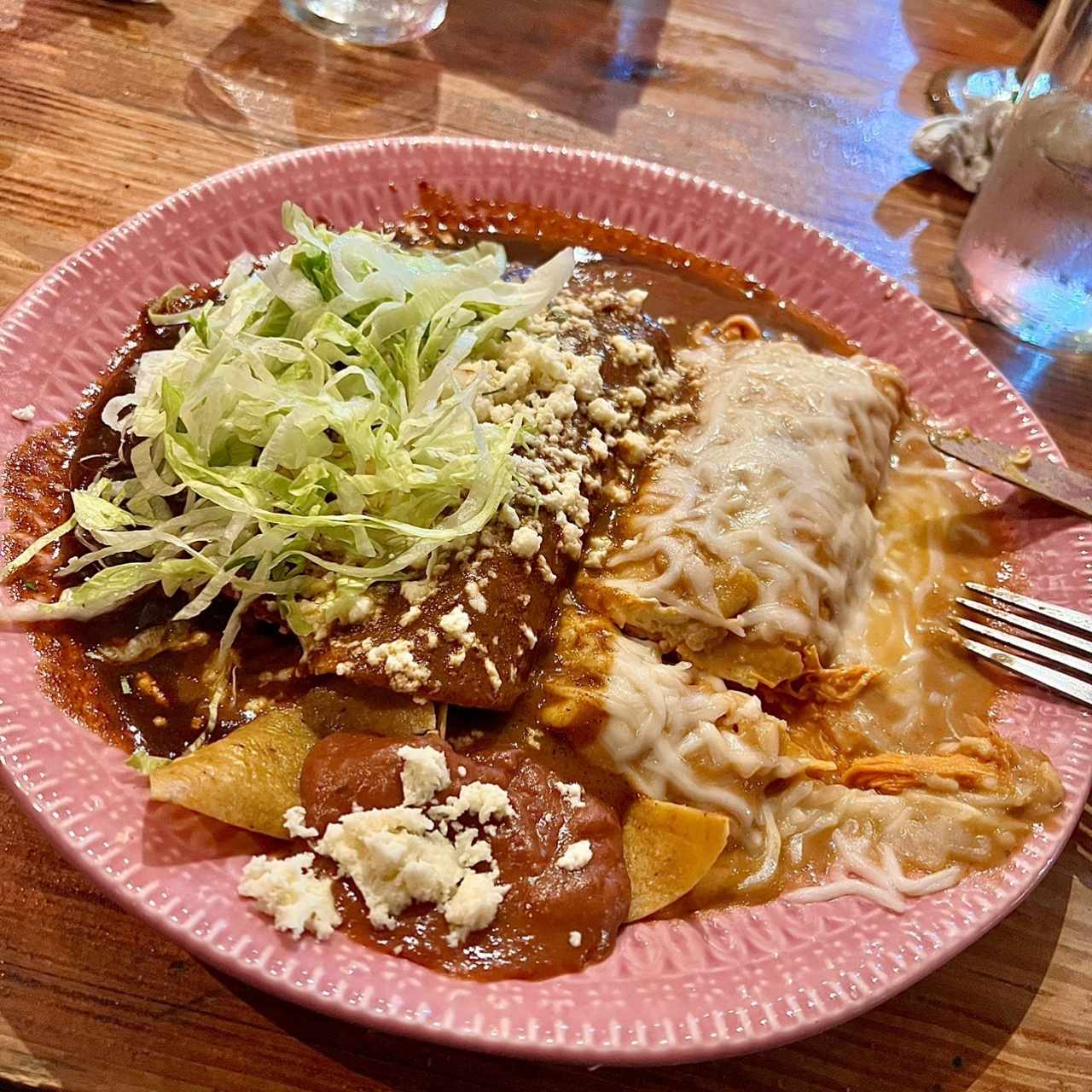 Enchiladas divorciadas 