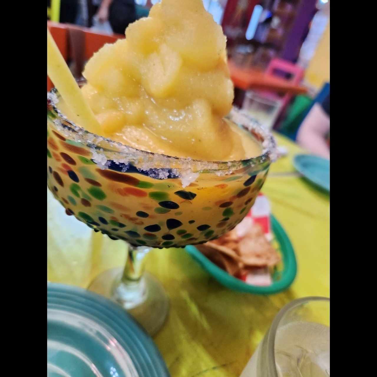 Margarita frozen de maracuyá