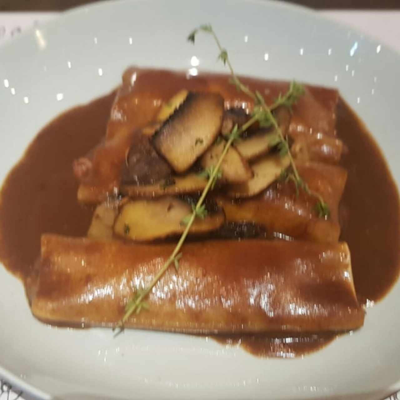 Canelones de carne