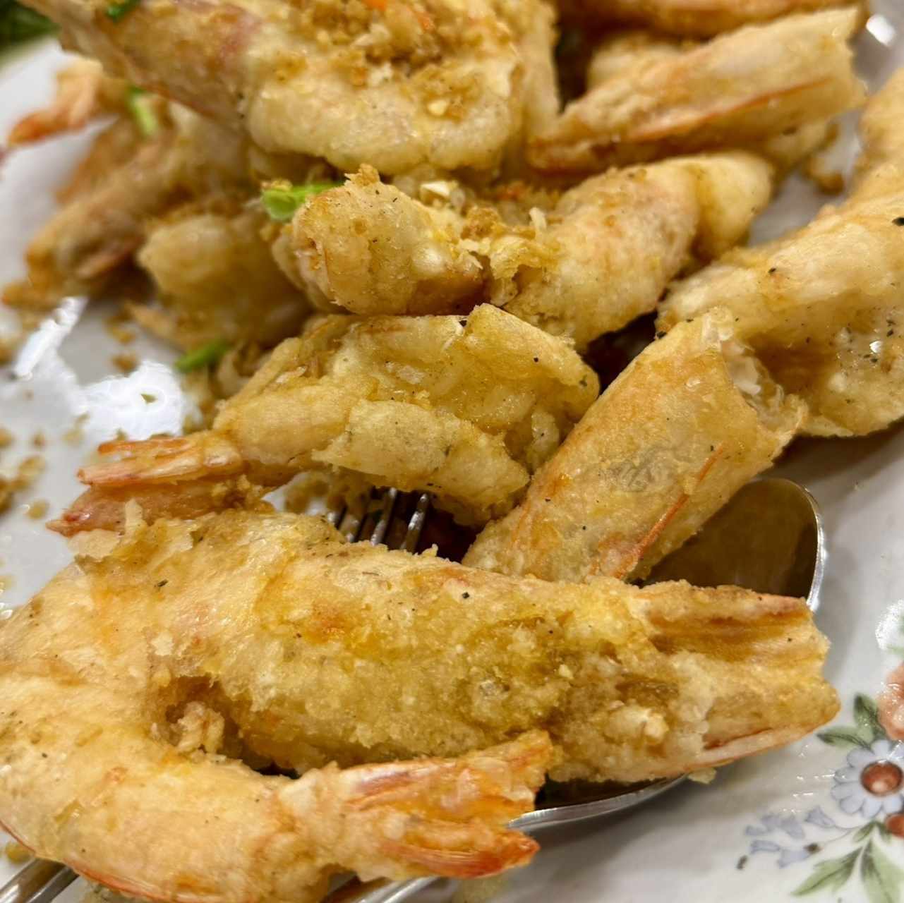 Mariscos - Langostinos salteado