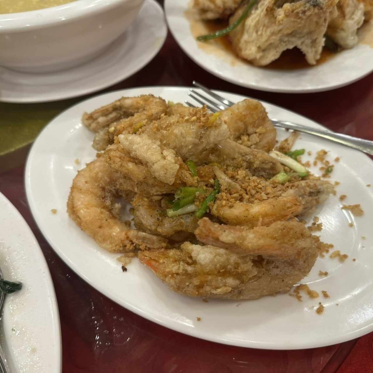 Mariscos - Langostinos salteado