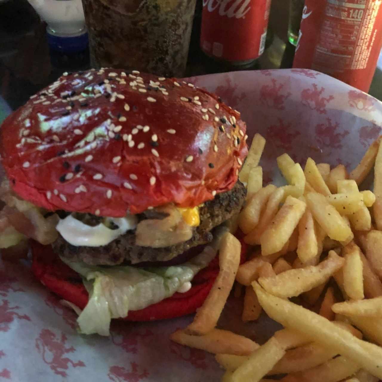 Bacon y cheese burger