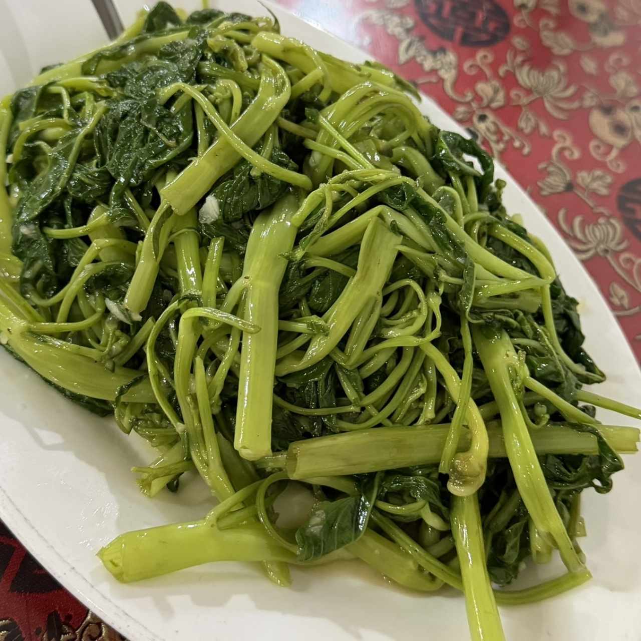 Hoja de Mostaza con Ajo
