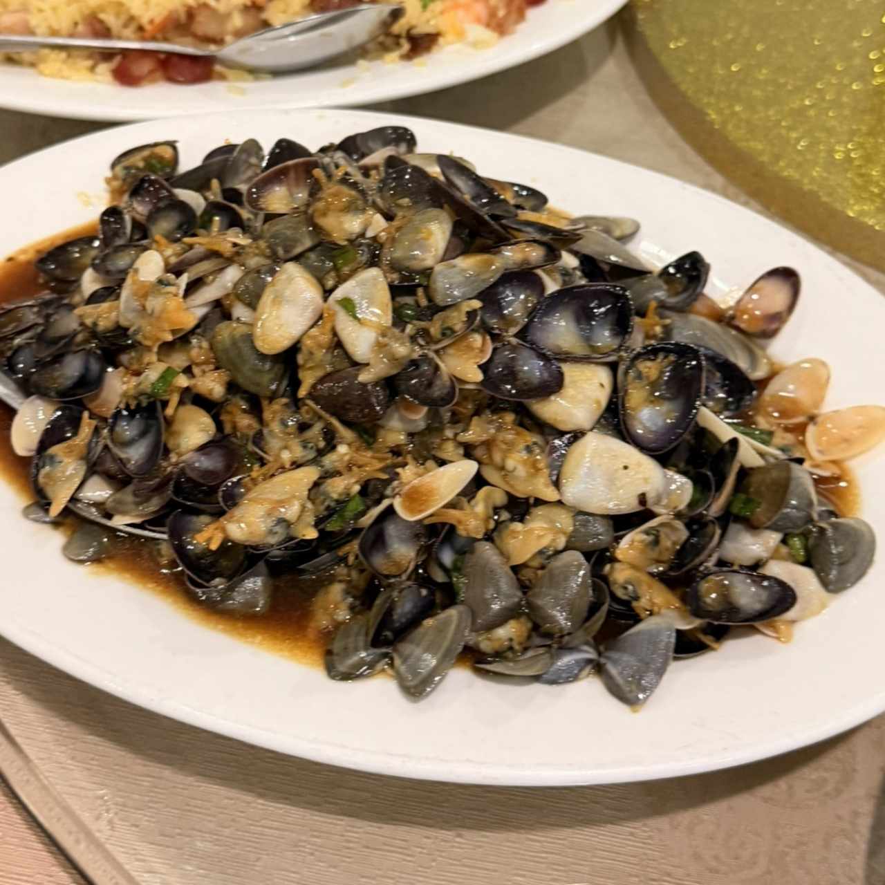 Almeja de Salsa Frijoles Negro