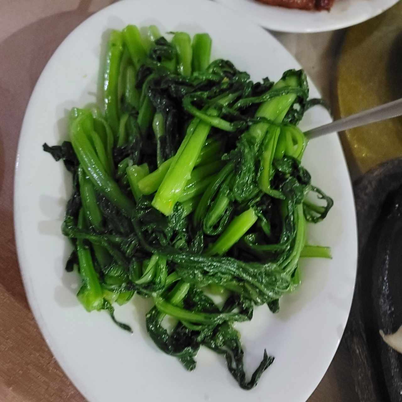Hoja de Mostaza con Ajo