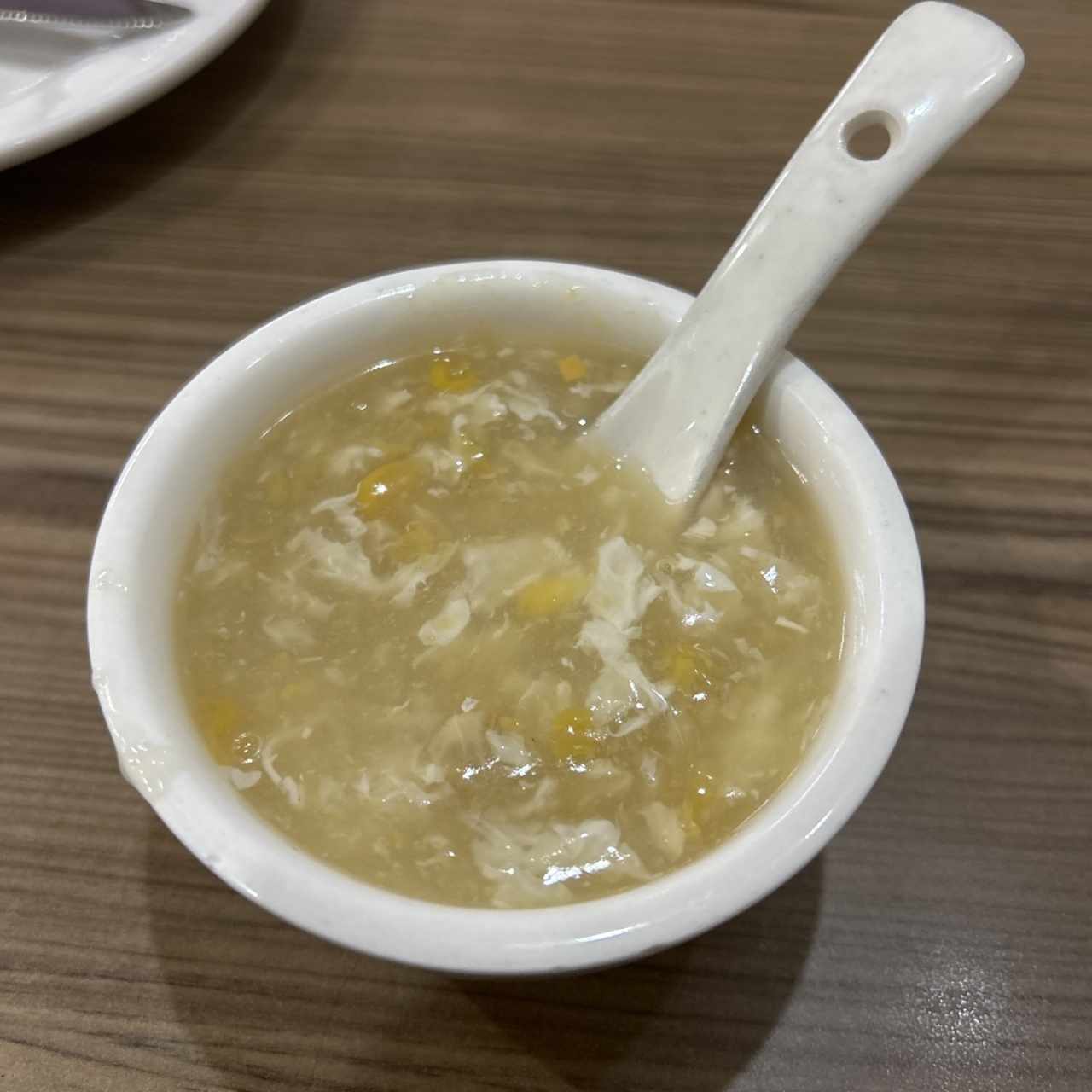 Crema de maiz con pollo