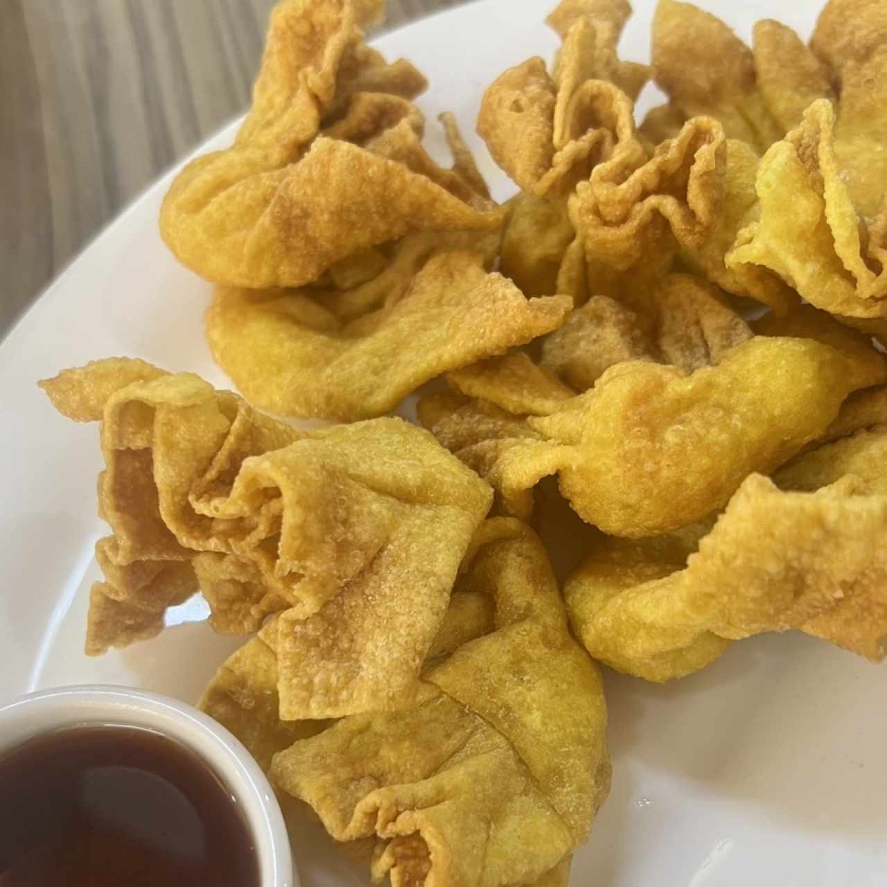 Wanton Frito Relleno de Camarón