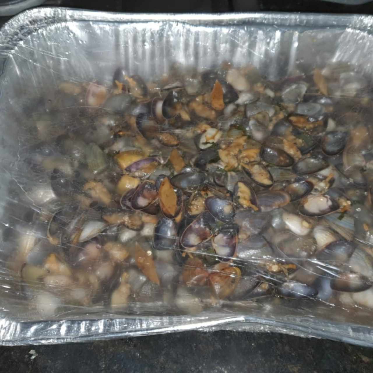 Almeja de Salsa Frijoles Negro