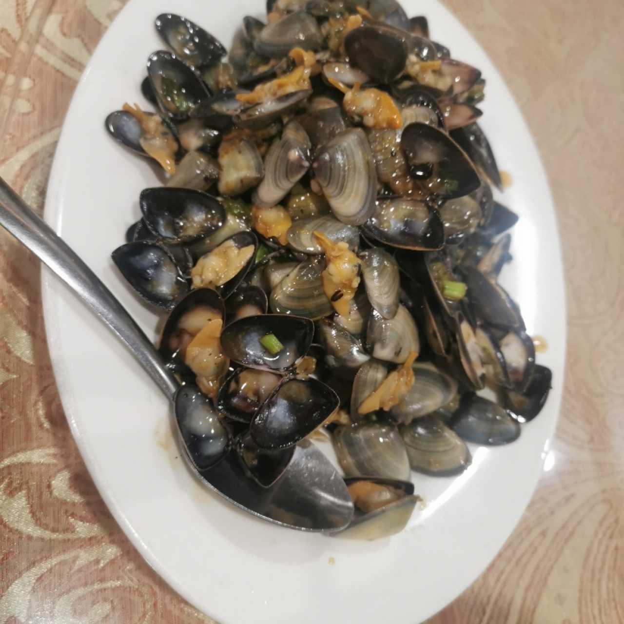 Almeja de Salsa Frijoles Negro