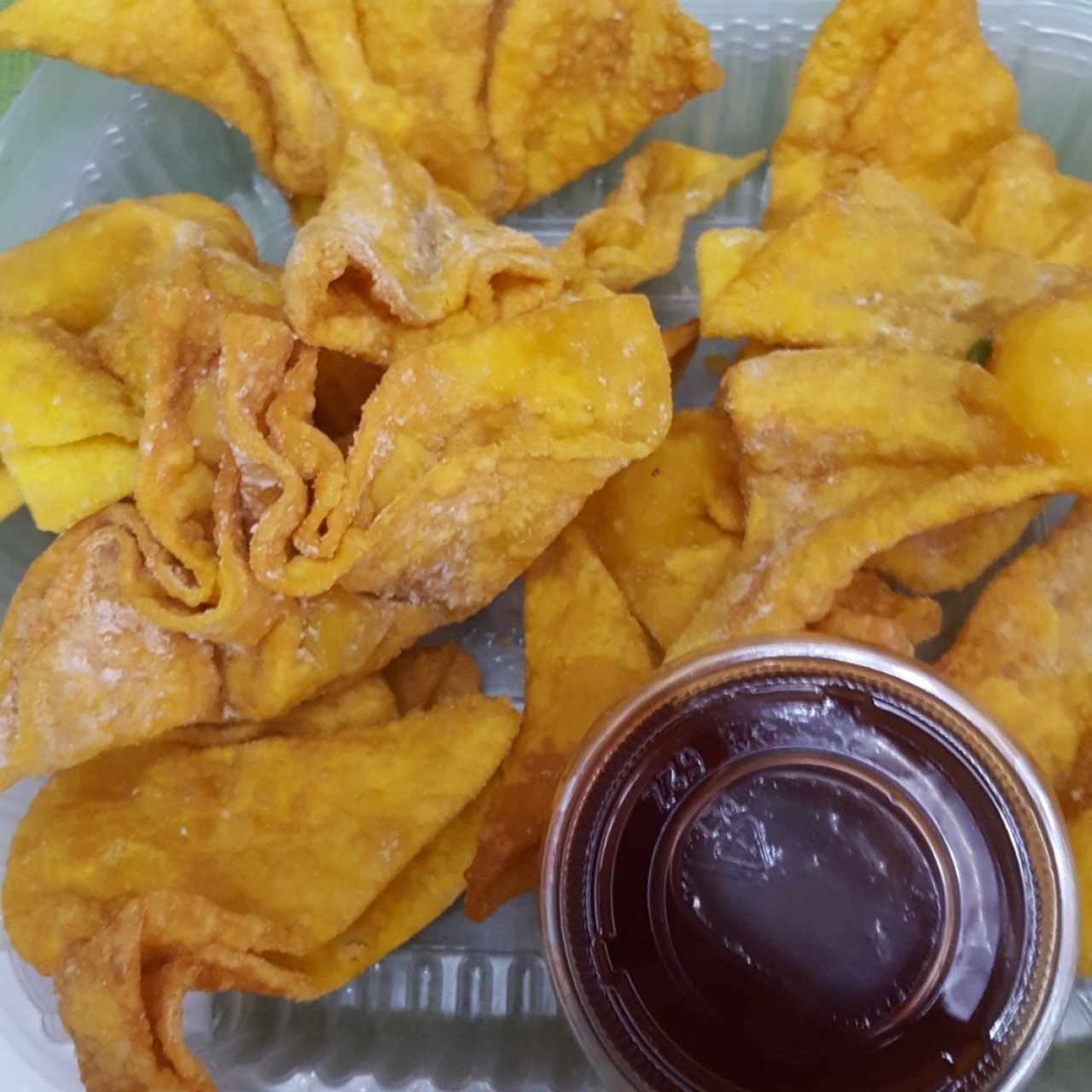 Wanton Frito Relleno de Camarón