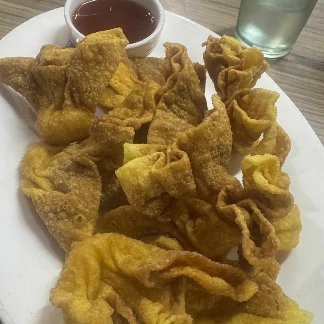 Wanton Frito Relleno de Camarón