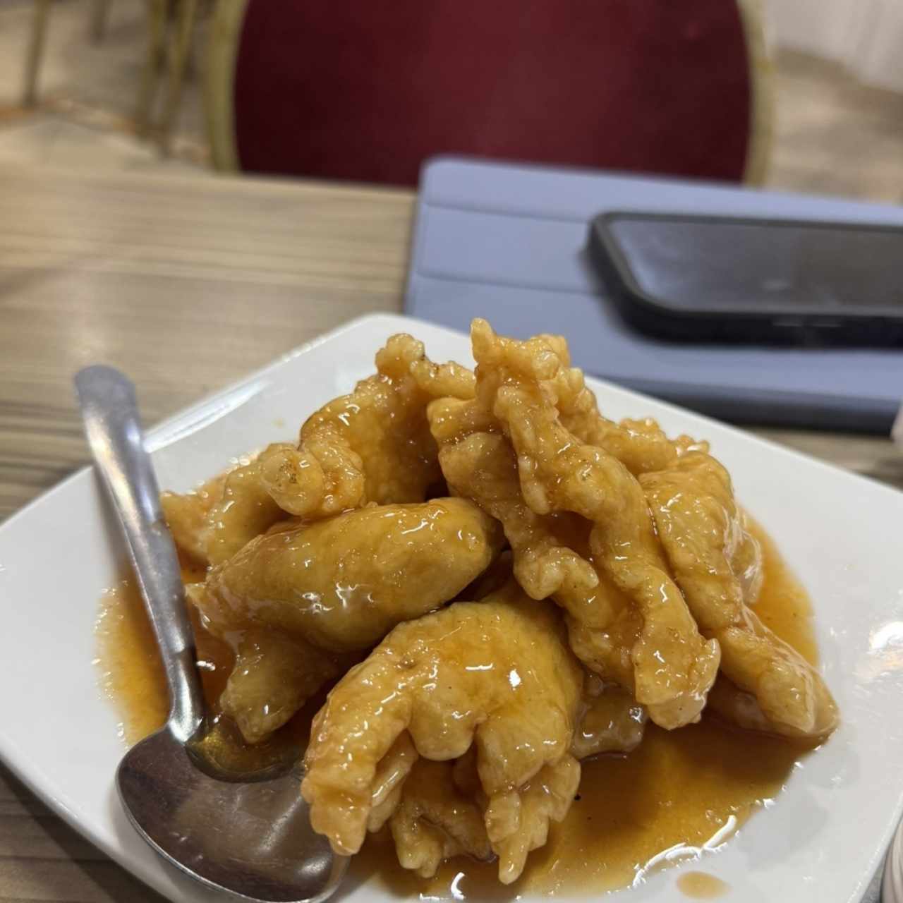 Pollo agridulce