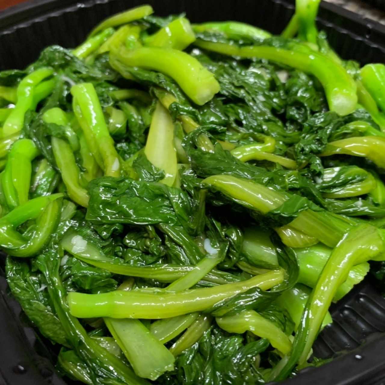 Hoja de Mostaza con Ajo