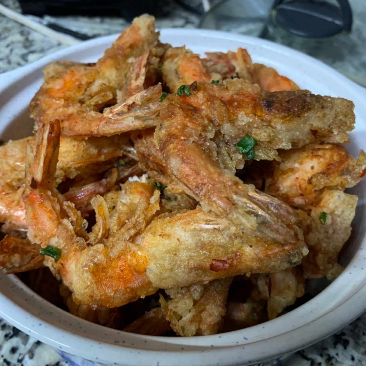 Mariscos - Langostino Frito Salteado