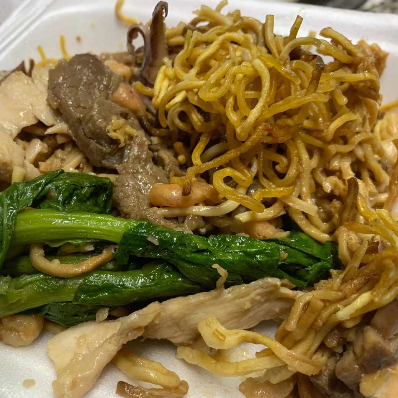 Chow Mien Combinación Estilo Chino