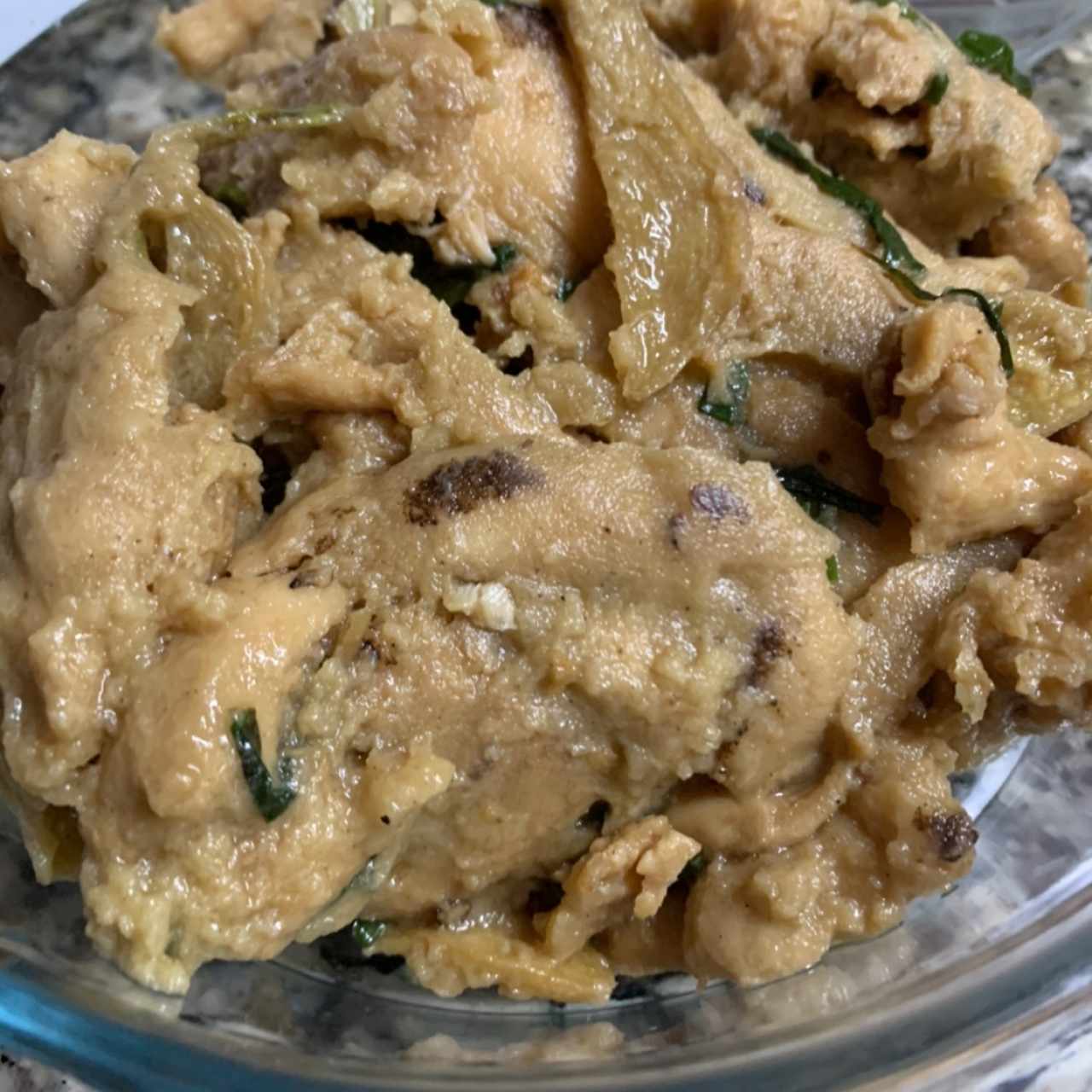 Filete de Pollo con Jengibre y Cebollina