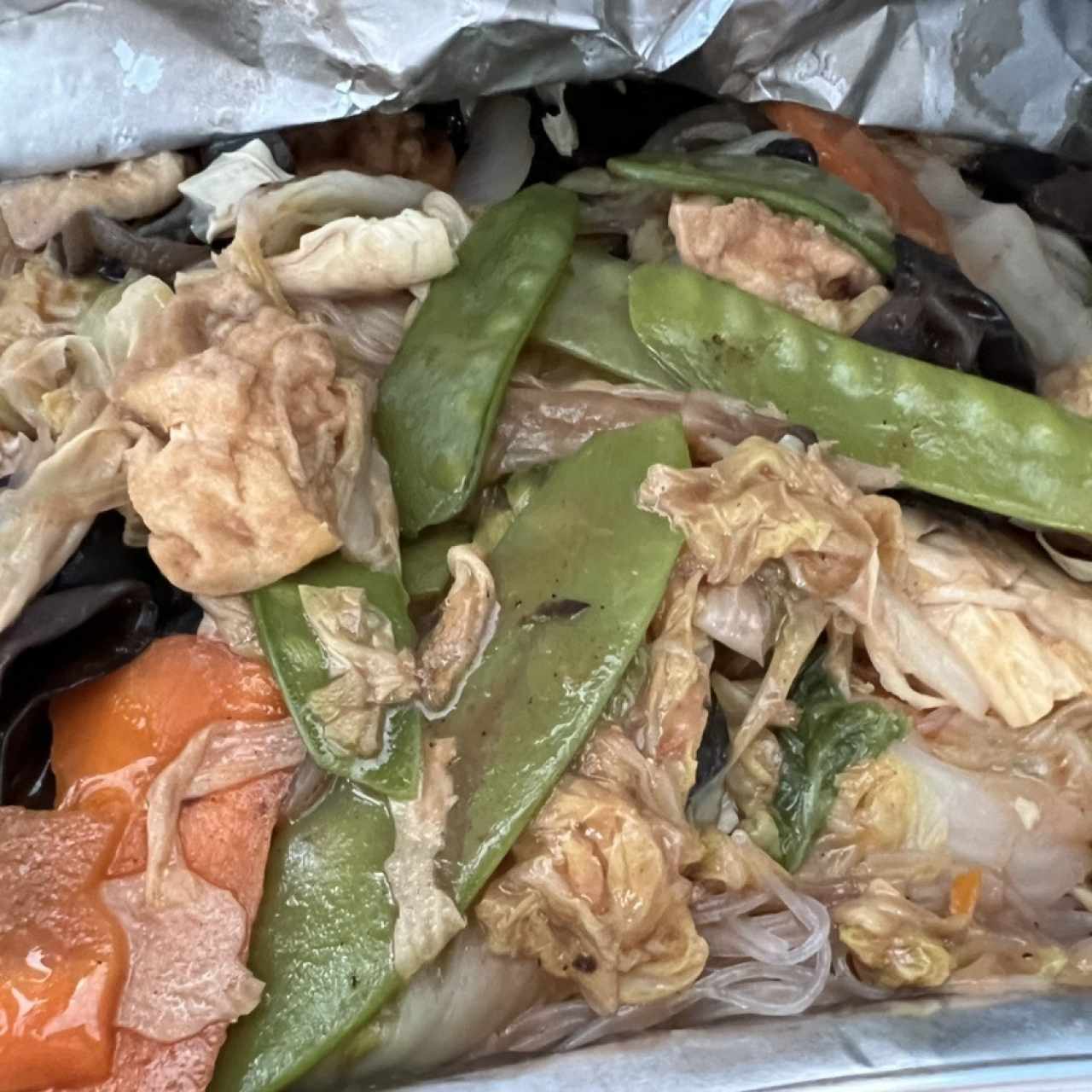 Tofu con Vegetales Mixtos