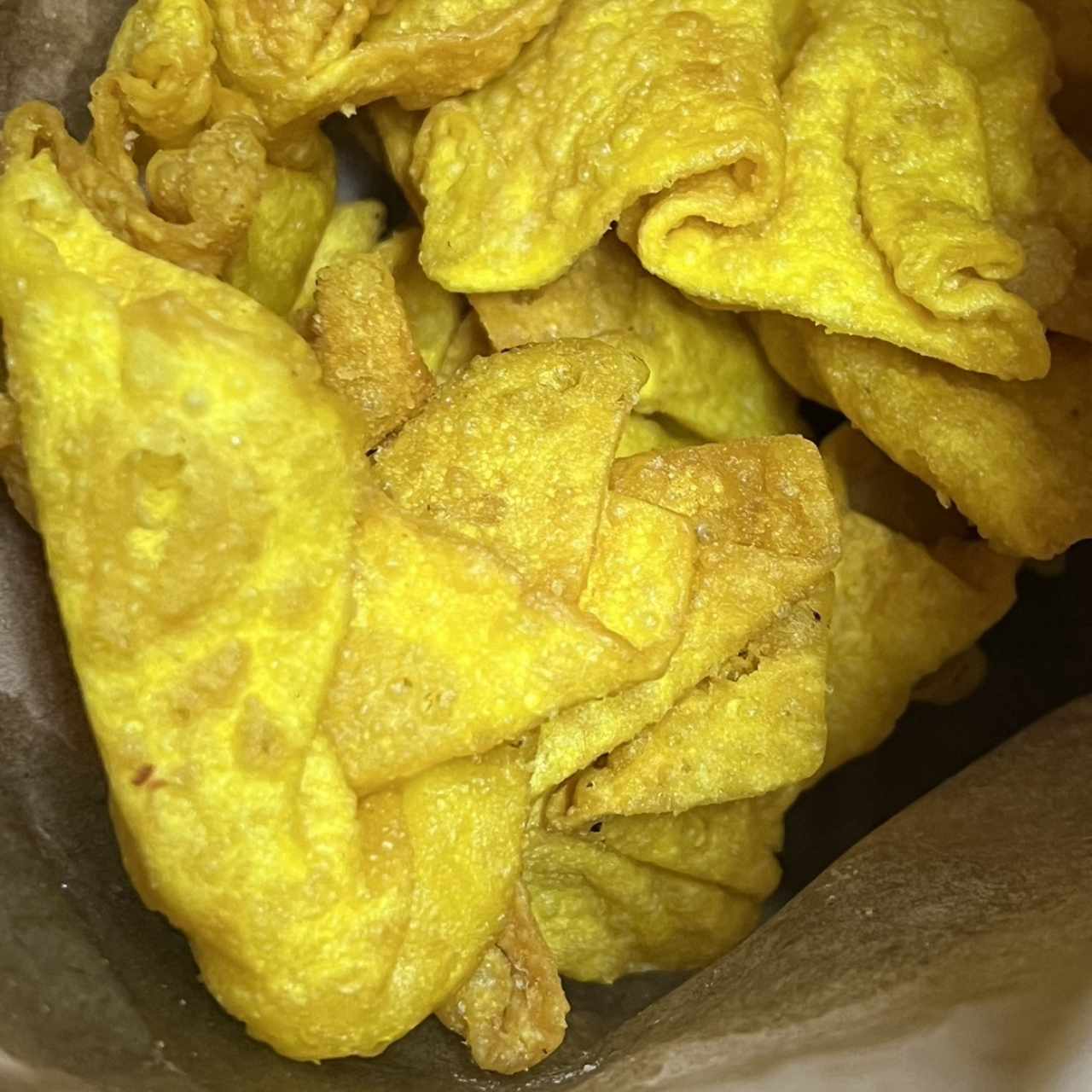Wanton Frito Relleno de Camarón