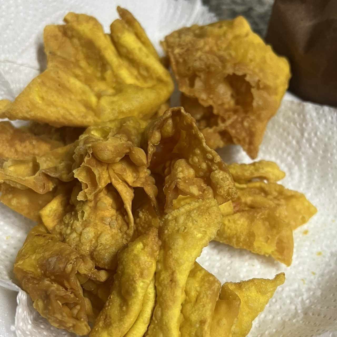 Wanton Frito Relleno de Camarón