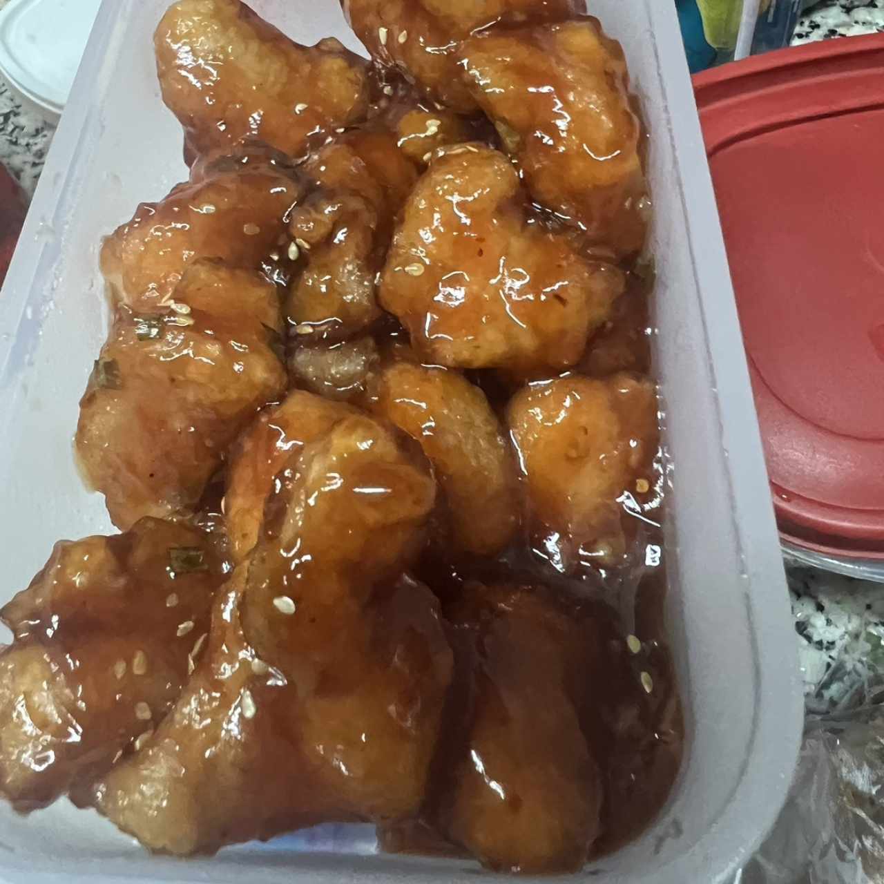 Robalo Racimo de Uvas con Salsa Agridulce