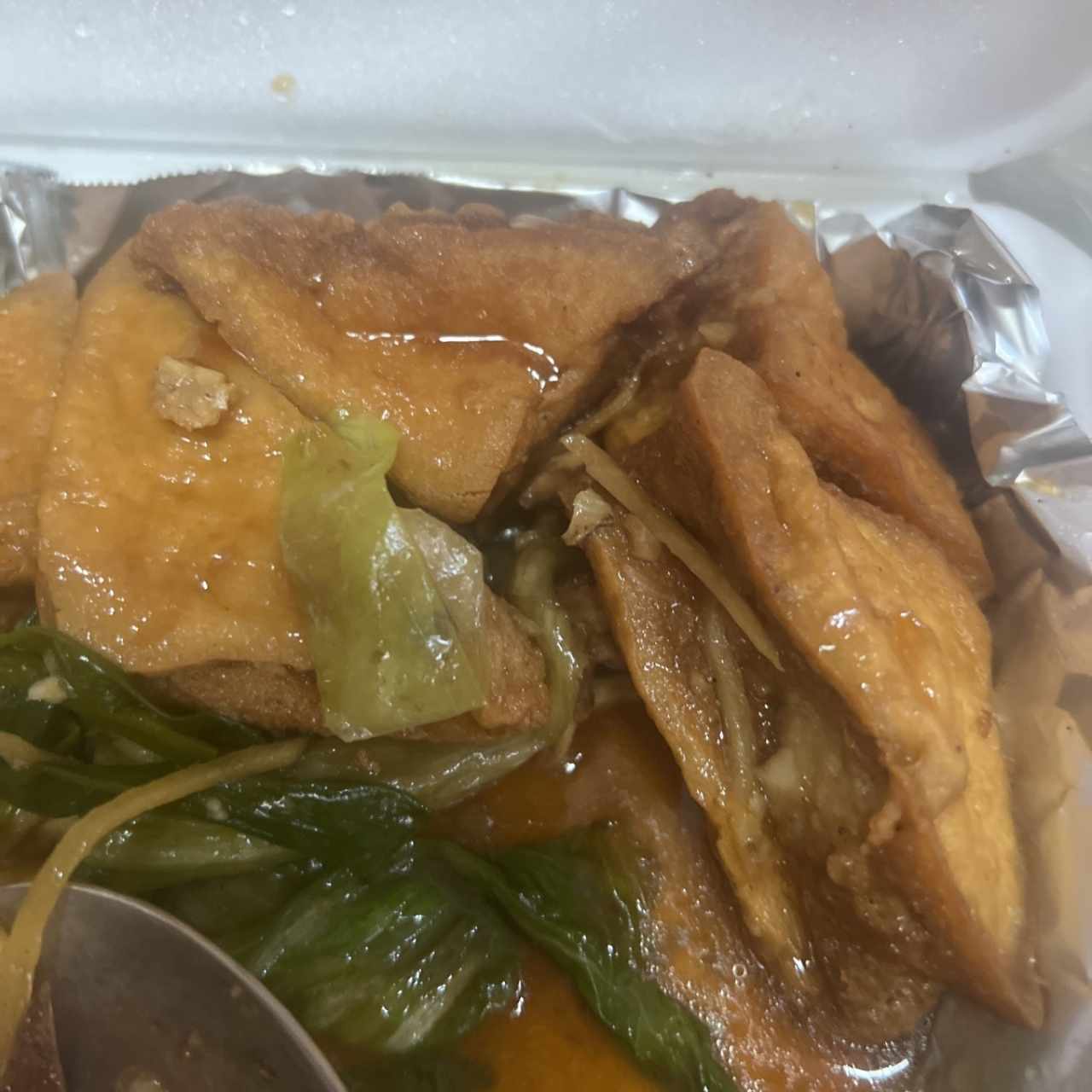 Tofu Frito Honsiu Relleno