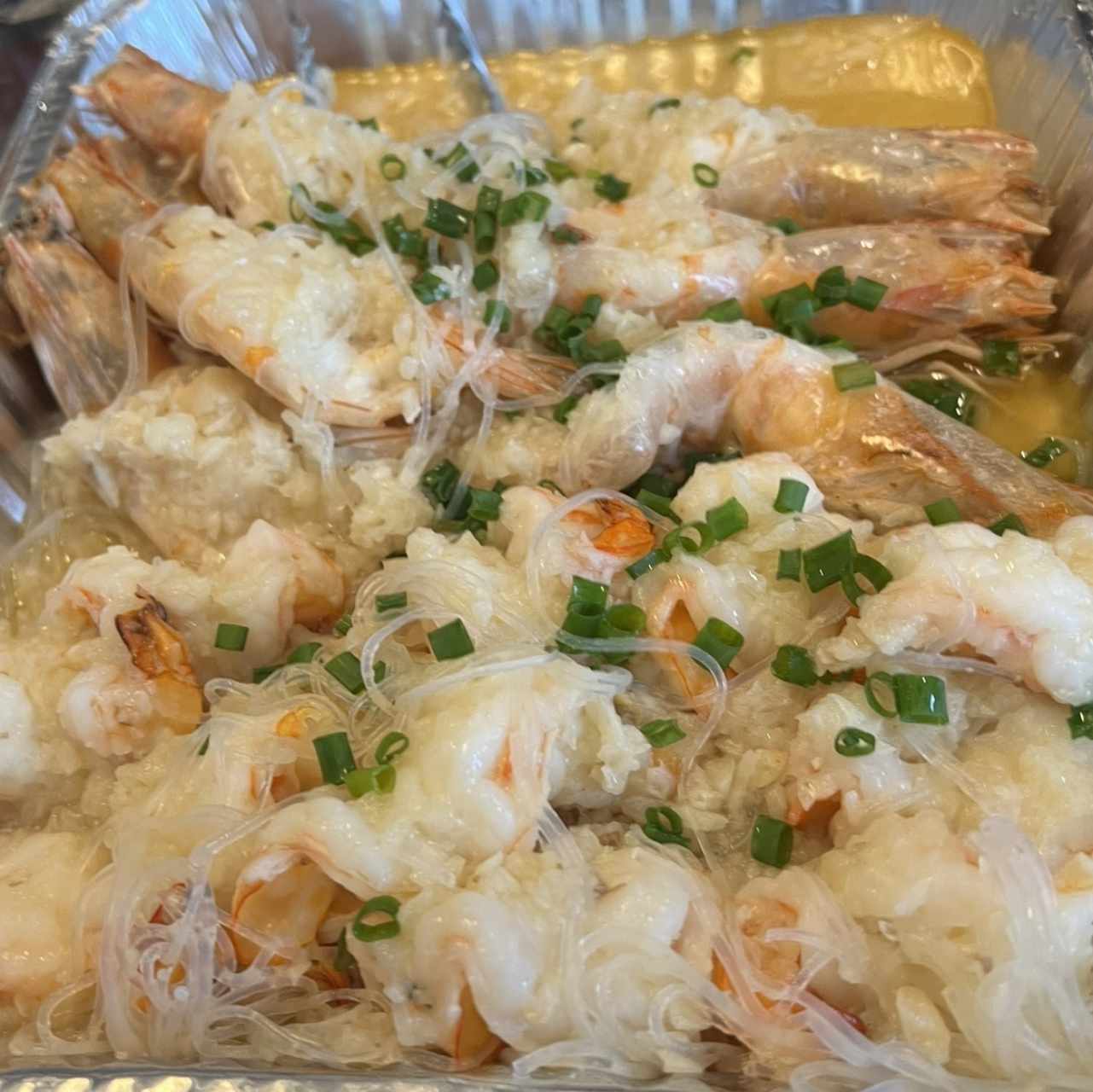 Langostino al Vapor con Ajo