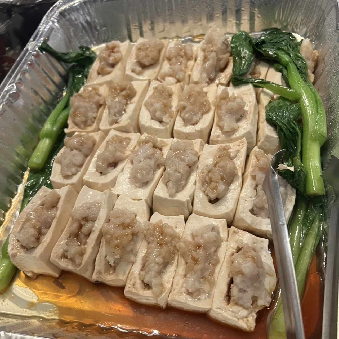 Tofu con Salsa de Conchuela Saca