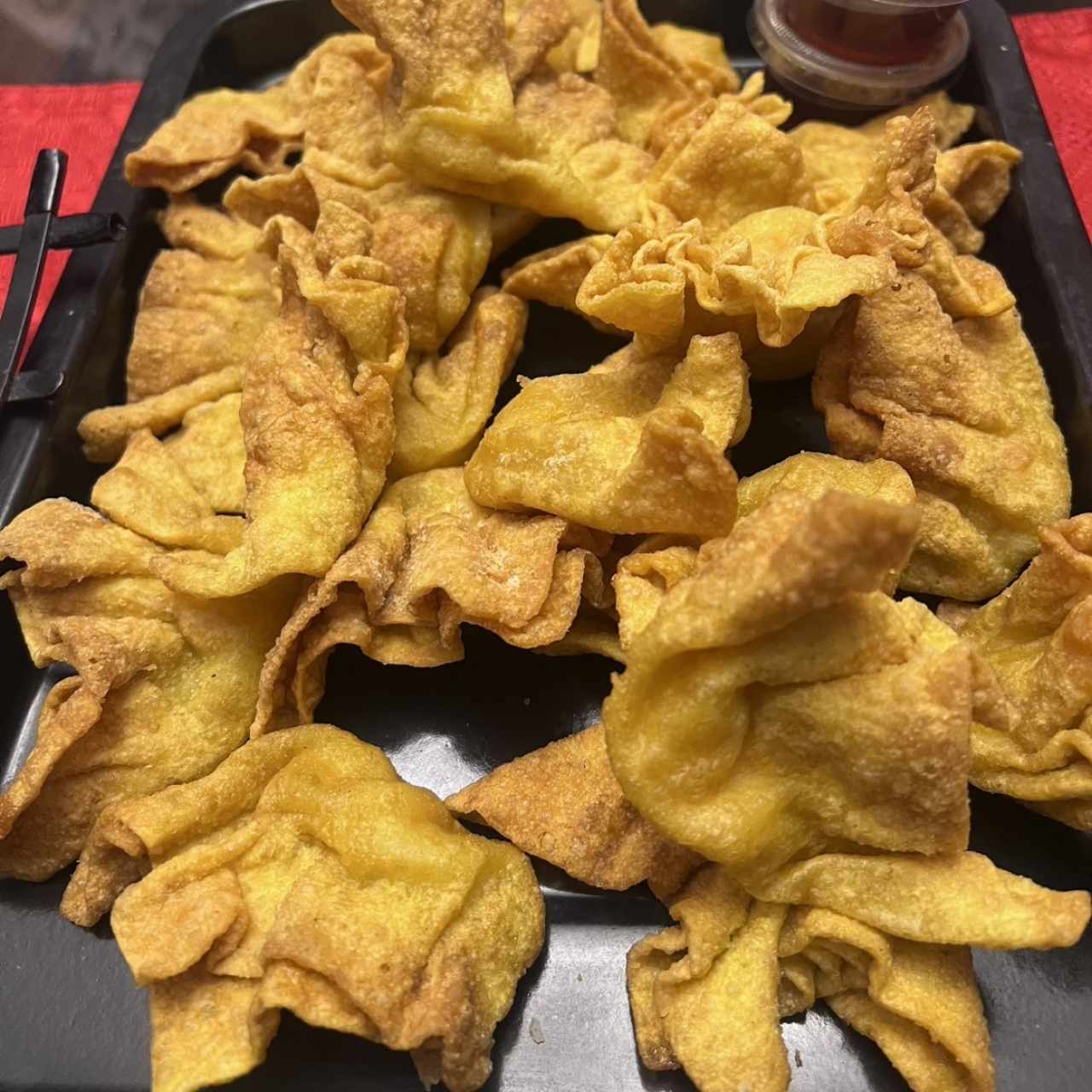 Wanton Frito Relleno de Camarón