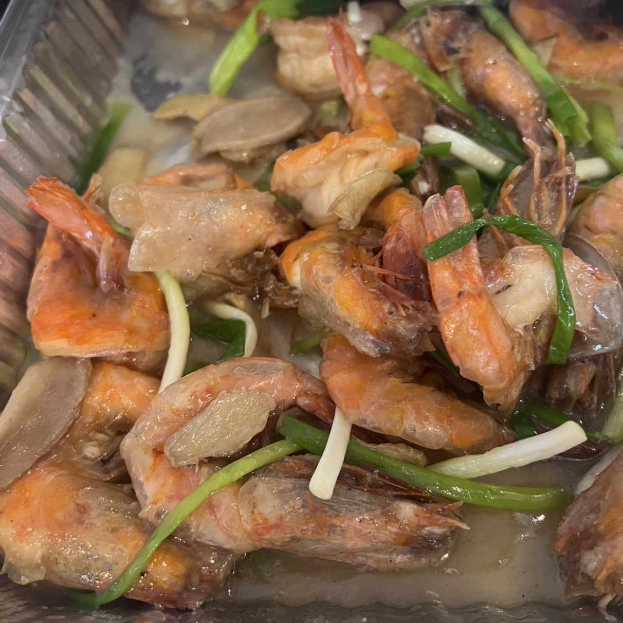 Langostino al Vapor con Ajo